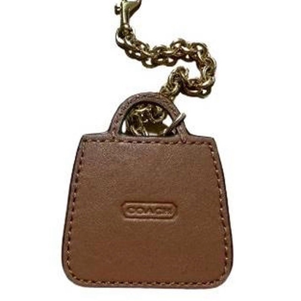 Coach Brown Leather Mini Tote Bag
Keychain Fob Bag Charm - Picture 3 of 3